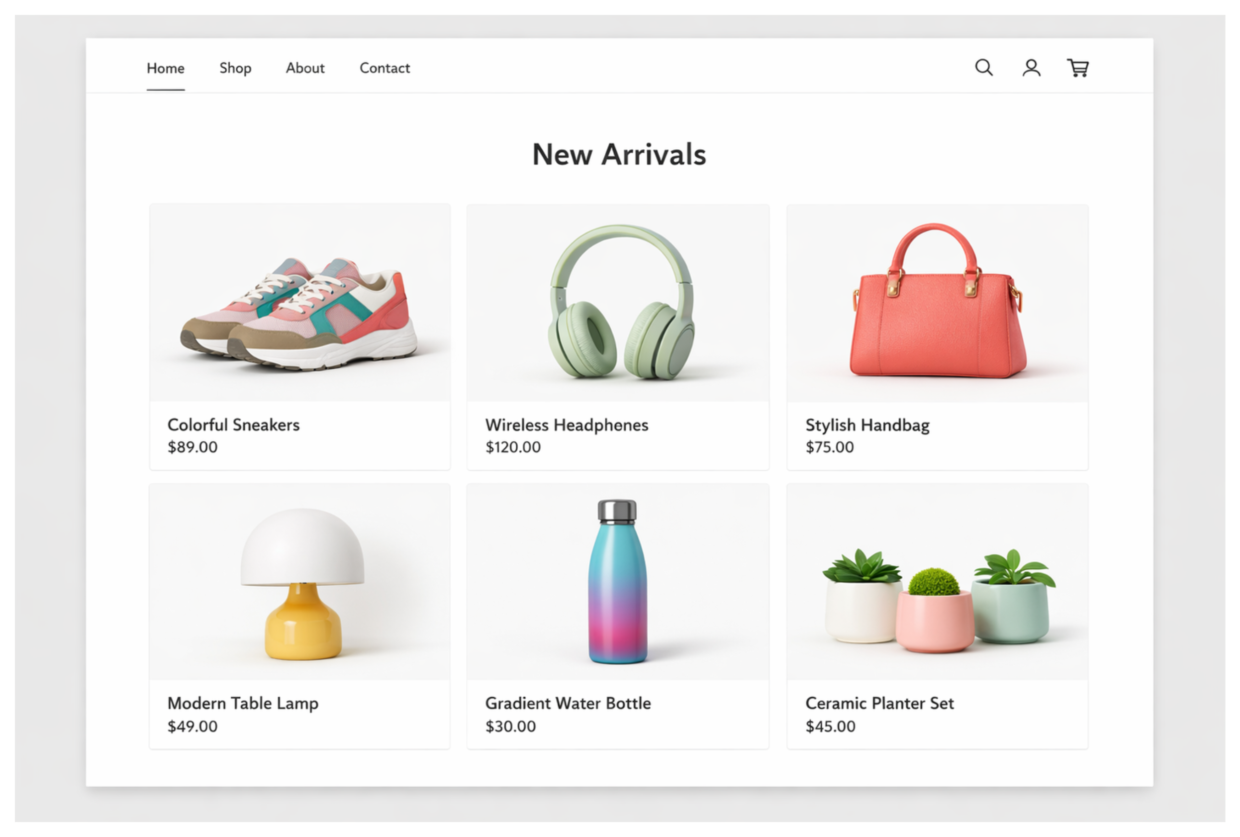 Automatic New Arrivals Section