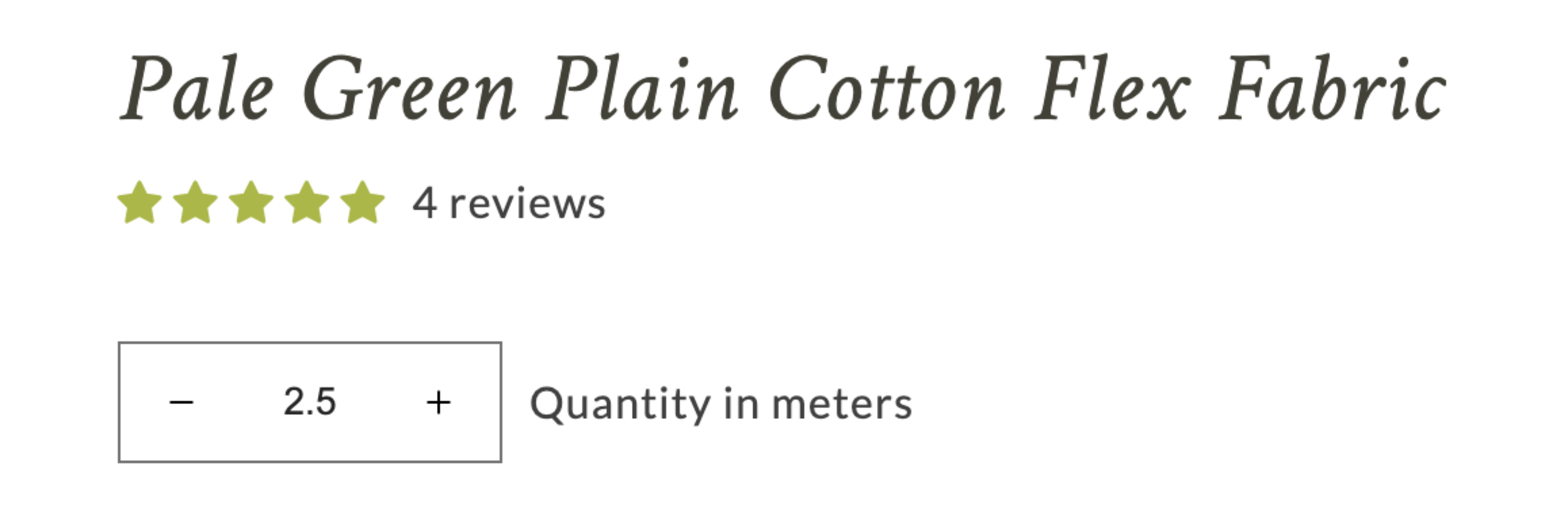 Products in Decimal Quantities